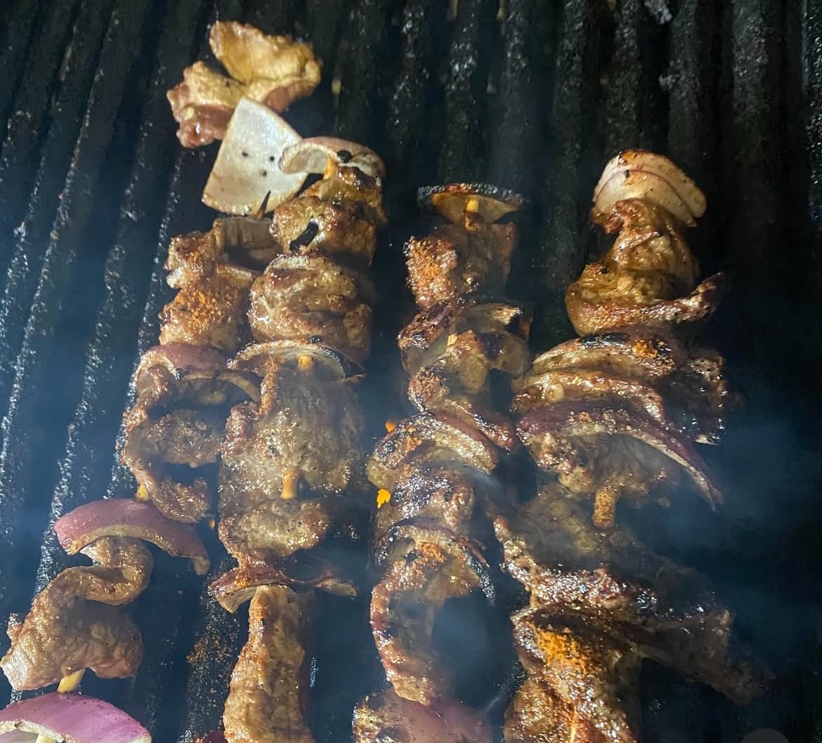 Food served at Afro Fusion